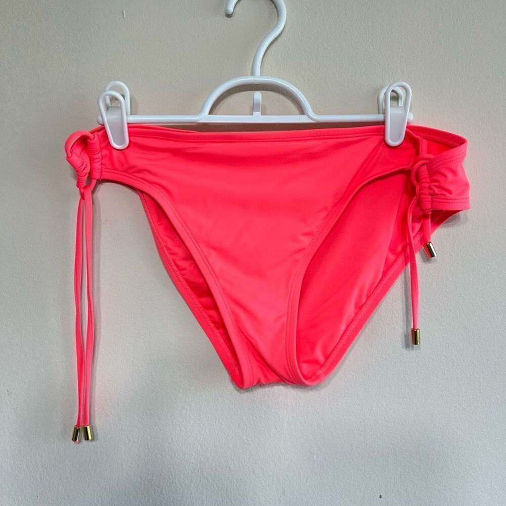 La Blanca Island Goddess Orange Side Ties Bikini Bottoms 10